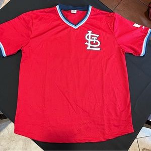 Red ,white, black and blue maryville univeristy mesh Cardinals jersey. Size XL!